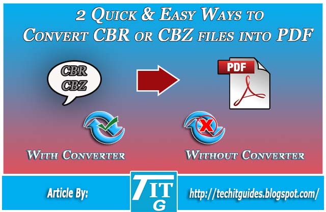 convert cbz to cbr